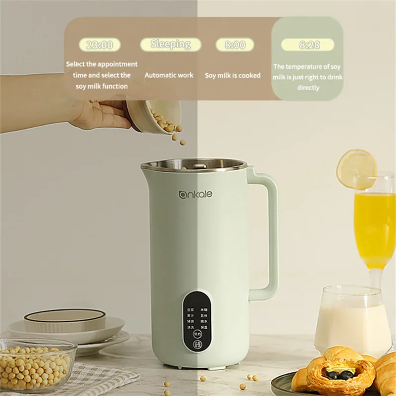 Soymilk Maker Machine Smart Blender Electric Juicer Multifunction Breakfast Supplement Rice Paste Mixer 220V Home Appliance