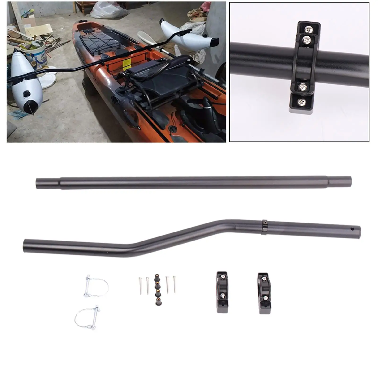 Kayak Stabilizing Rod Outrigger Pole D- Full Install Tools Paddling