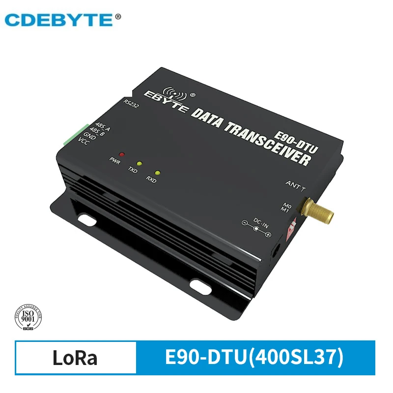 RS232/RS485 LoRa Spread Spetrum Lora Modem 433MHz 37dBm RSSI PLC CDEBYTE E90-DTU(400SL37) Modem Long Distance 25KM