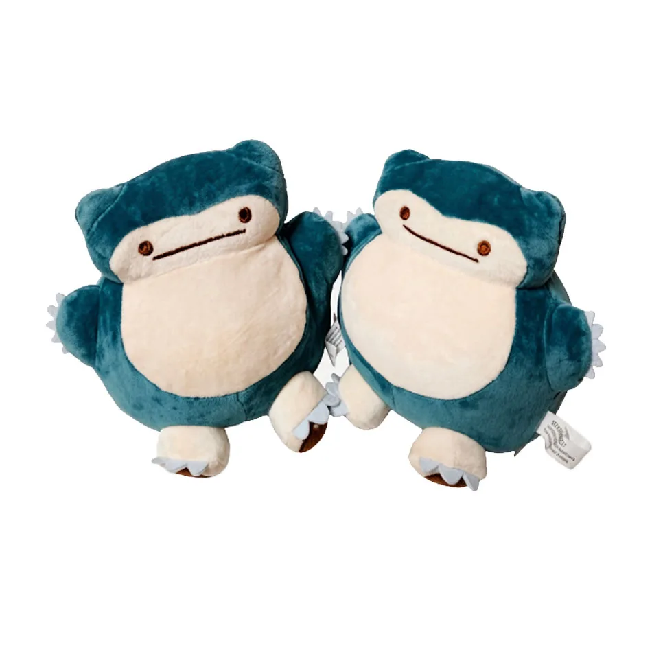 18cm Pokemon Anime Dolls Reversible Pillow Cushion Ditto Transform Snorlax Plush Toys Pillow Doll For Kids Gift