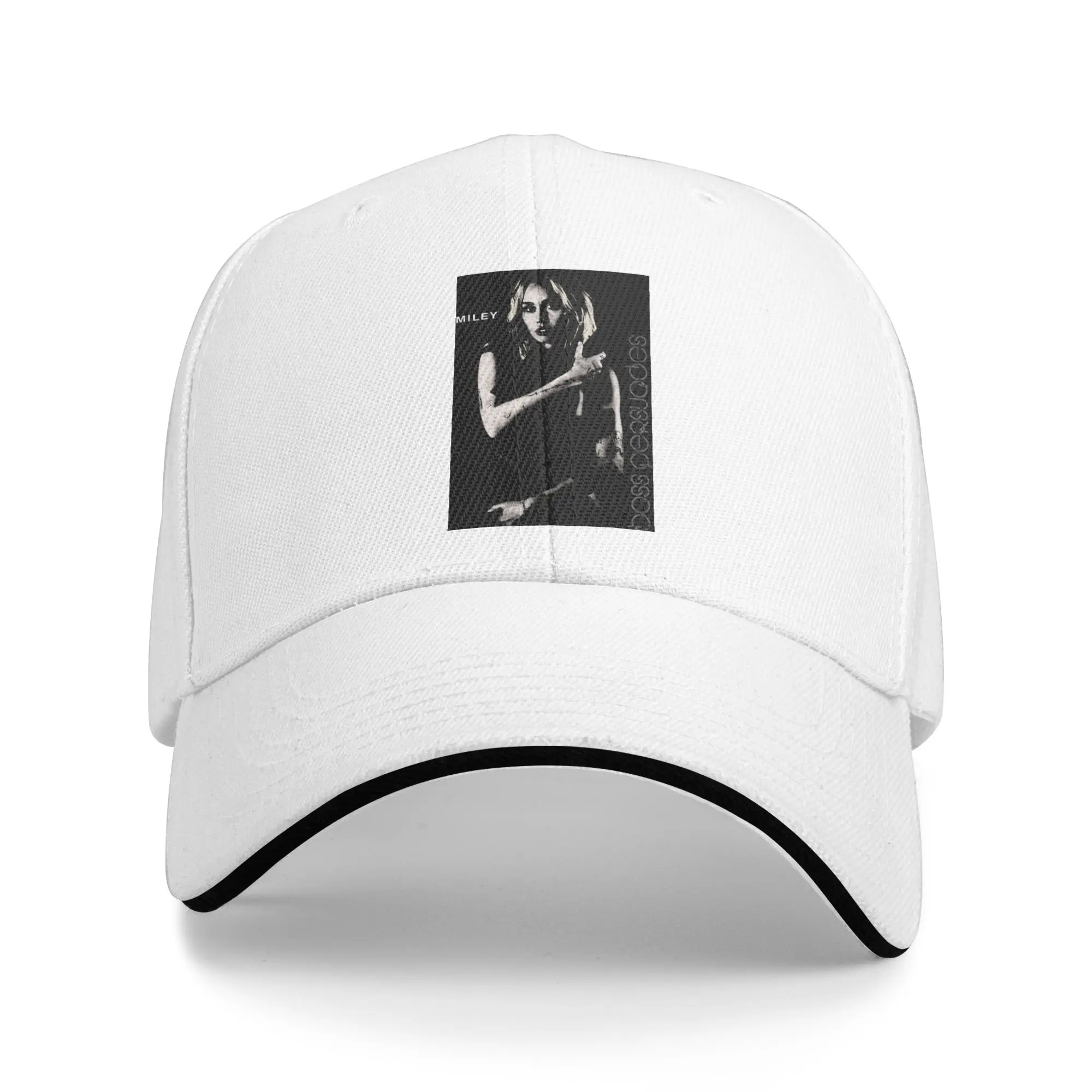 Mileys Cyruse Basse Persuades Album Baseball Caps Casual  Sandwich Cap for Men Women Adjustable Headwear Outdoor