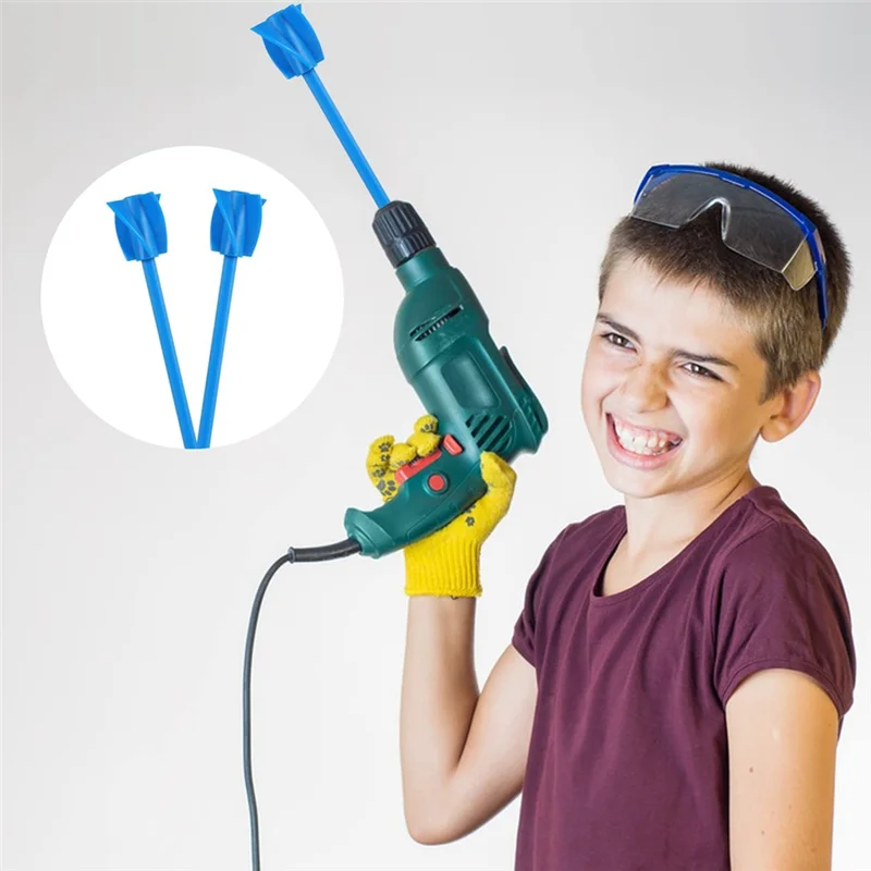 2แพ็คผสมเรซิ่นไม้พายผสมอีพ็อกซี่สำหรับเจาะเครื่องผสมสีที่ใช้ซ้ำได้สำหรับอีพอกซีเรซินเคลือบเซรามิกซิลิโคน