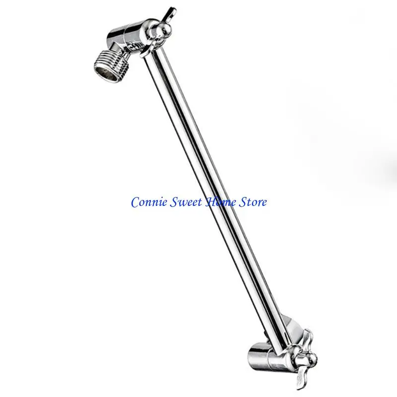 LXAF 11 Inch Adjustable Shower Arm Universal Connection Solid Brass Shower Adjustable Anti-leak Shower Extension Arm