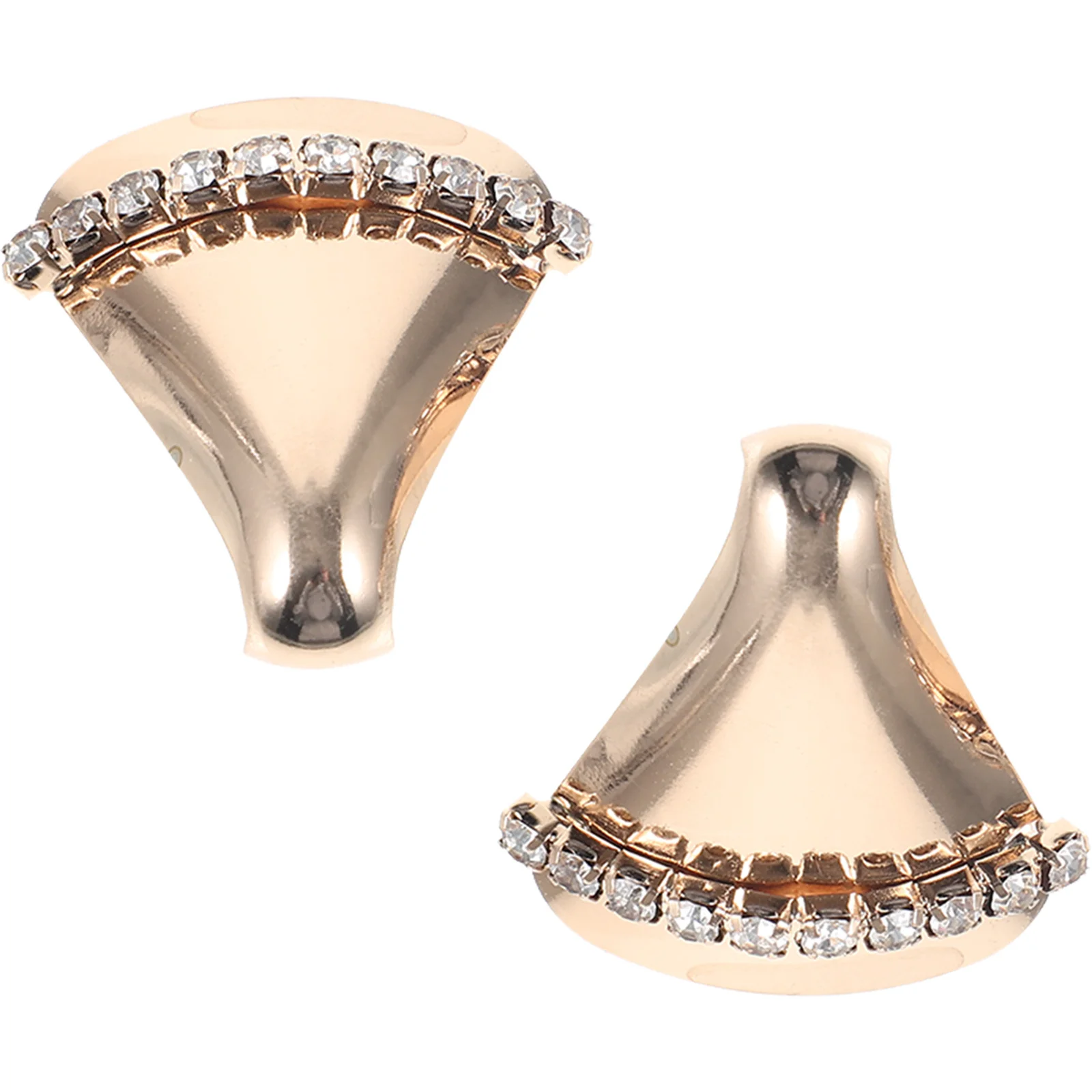 

1Pair Shoe Tip Caps High Heels Metal Pointed Protector Decorative Toe Cover Durable Protective Shoe Pointed Protector