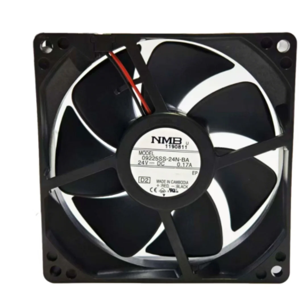 

NMB 09225SS-24N-BA DC 24V 0.17A 92x92x25mm 2-Wire Server Cooling Fan