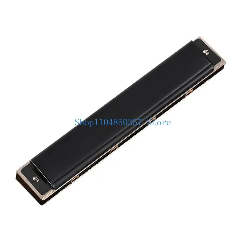 5asd Harmonica Harp 24 Hole Harmonica voor Sleutel C Polyfonie Orgel Diatonische Mond voor Blues Folk voor Grote