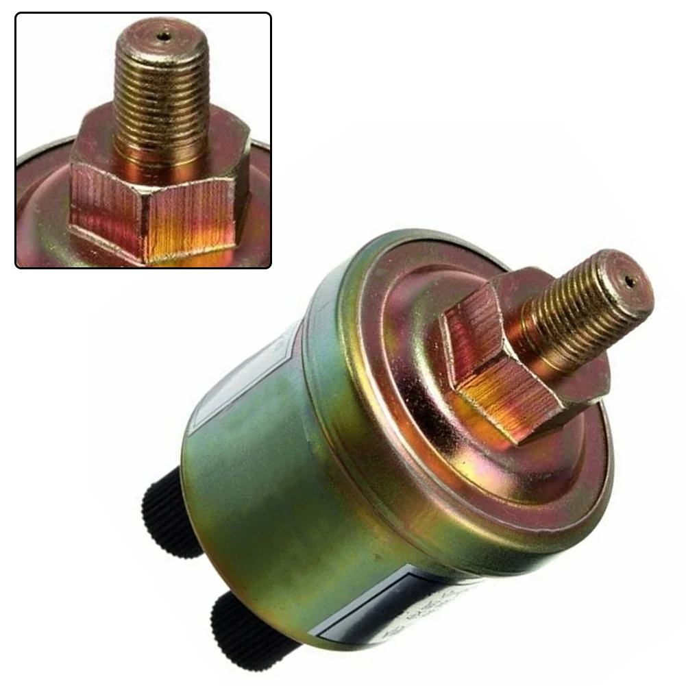 1 buah Aksesori Sensor tekanan minyak Sensor kepala ganda mobil 1/8NPT induksi 80x40mm