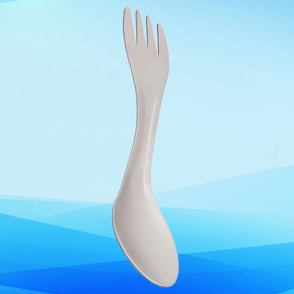 

Outdoor Table Titanium Spoon Spork Camping Cutlery Reusable Silverware for Lunch