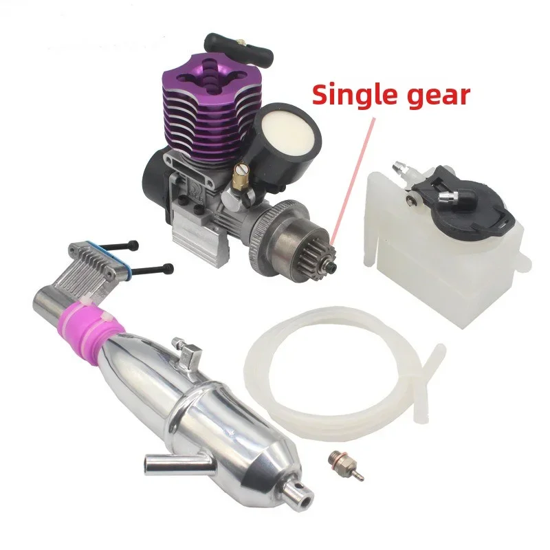Para hsp 02060 vx18/vx16 motor 2.74cc puxar starter roxo rc 1/10 nitro carro on-road buggy monstro bigfoot caminhão