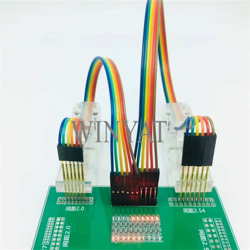 2.0mm Single Row  Pitch Test Clip, Programming Clip, PCB Programming Fixture, Programmer Burning Clip