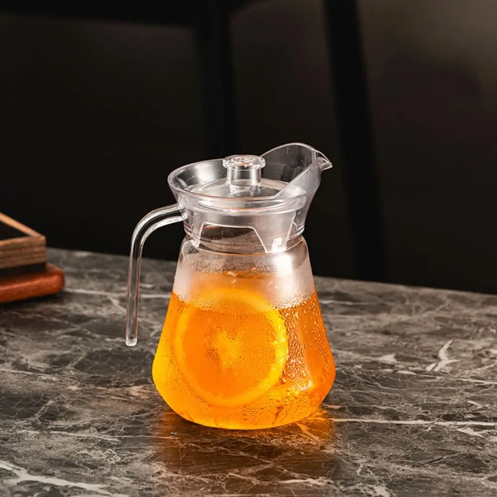Water Jug Acrylic Cold Water Pot Kettle 1/1.5/2L Water Pot Large Capacity High Temperature Resistant Juice Jug Coffee Jug Teapot