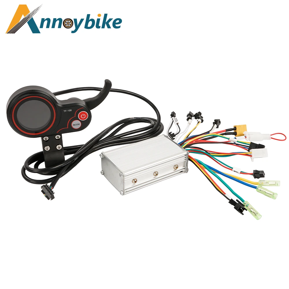 Electric Bicycle 24V 36V 48V 350W Electric Bike ebike 5 pin Plug LED Display meter Ebike Controller finger throttle kit