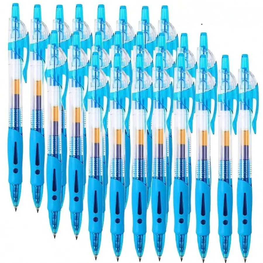 30 Pieces Cross & Bible Pens | 2-in-1 Stylus Pen, Liquid Writing, Metal Material, Middle Tip, Retractable | Ideal for Church