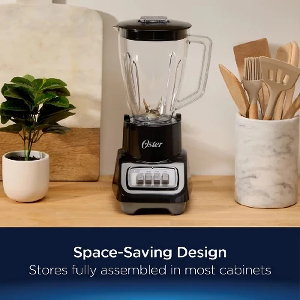 Turbo 800W Countertop Blender 5-Speed 6-Cup Capacity Dishwasher-Safe OneJar Design Smoothies Frozen Drinks Baby Food Salsas