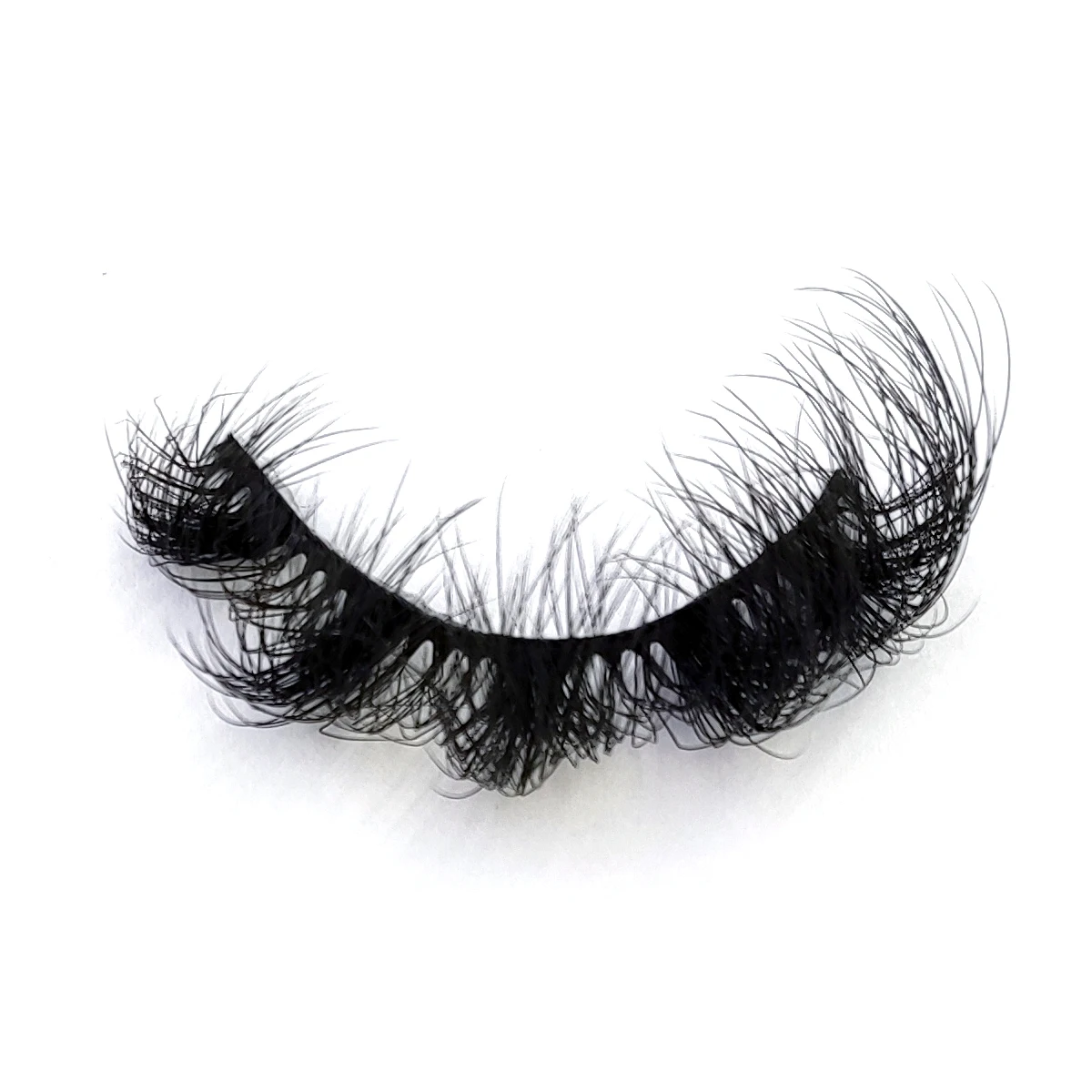 10 Paar natürliche russische gestreifte Wimpern, flauschige künstliche Nerzwimpern, 3D-falsche Wimpern, voluminöse, gekräuselte falsche Wimpern
