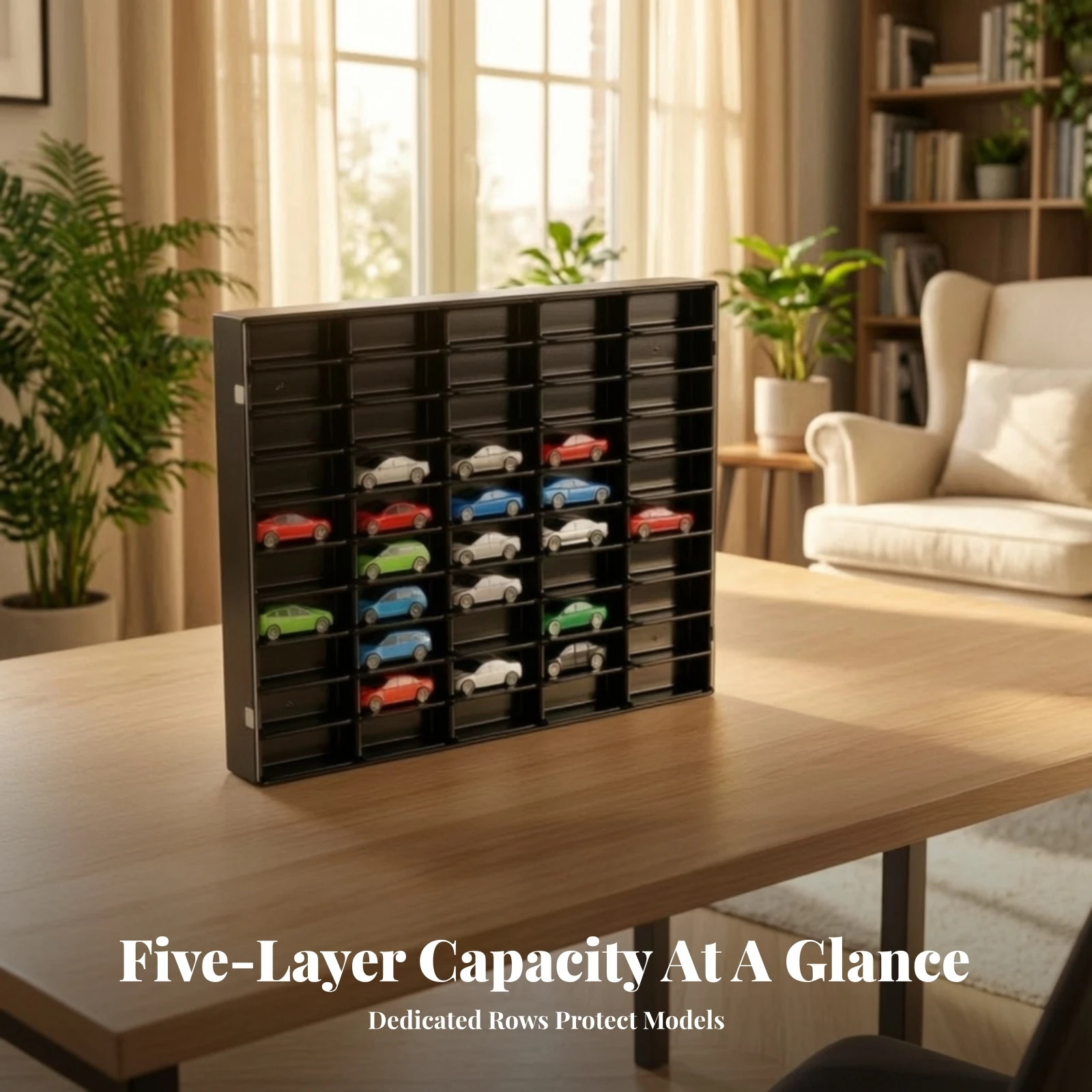 Car Model Display Rack Sturdy Diecast Car Display Shelf Wall Mount Organizer Rack Organized Easy to Clean for Collectors