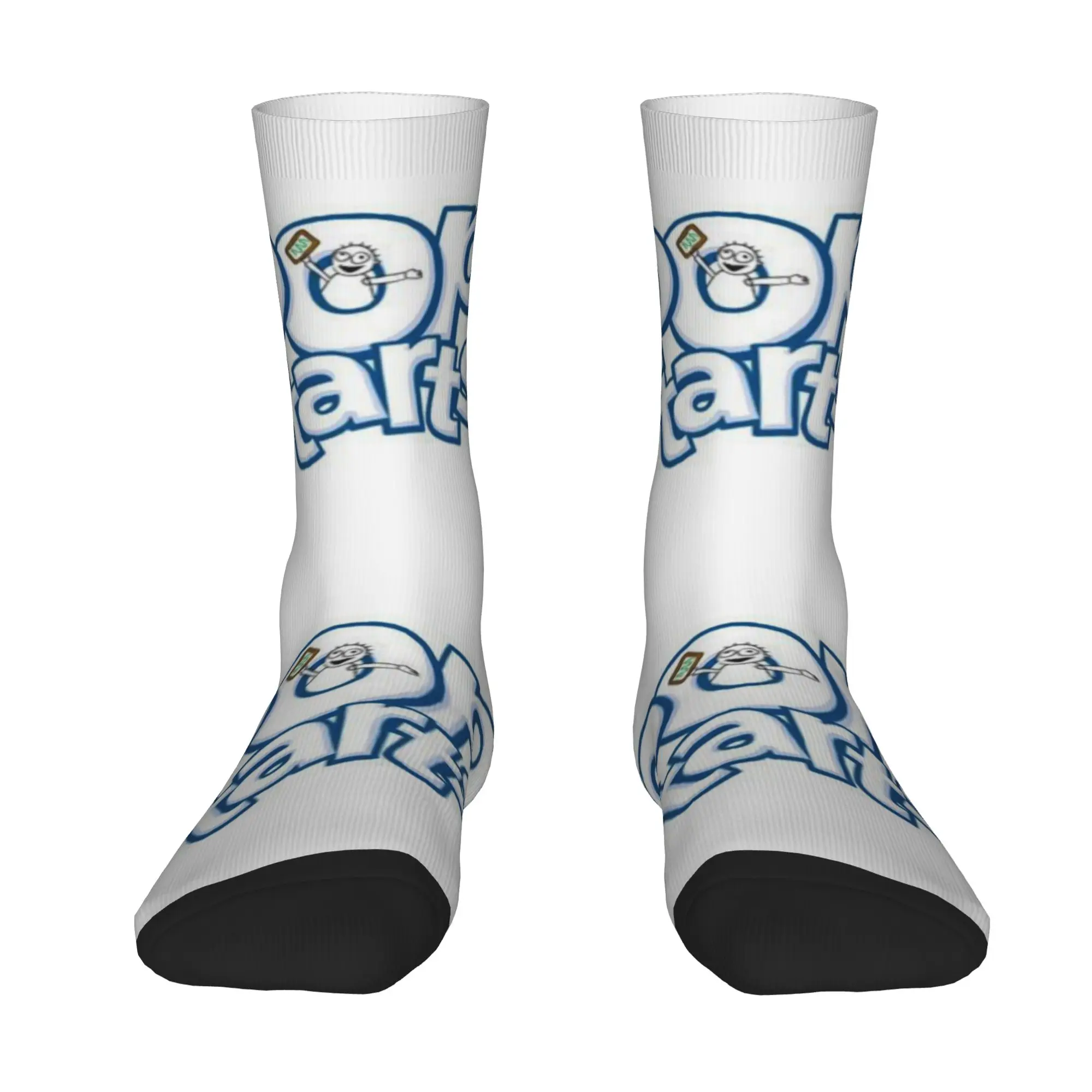 1 Pair Funny Sock Pop-Tarts Flaky Pastry (1) Hip Hop Seamless Pattern Printed Men Crew Socks Casual Men's Socks
