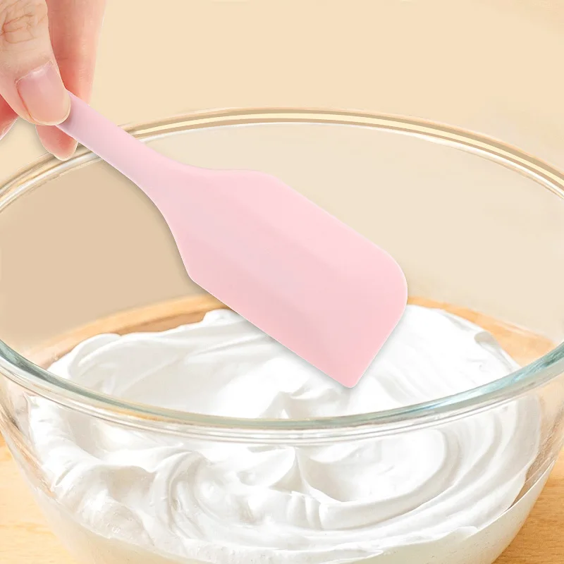 

Small integrated silicone scraper Baking tool Silicone scraper Cream cake Baking spatula Jam spatula