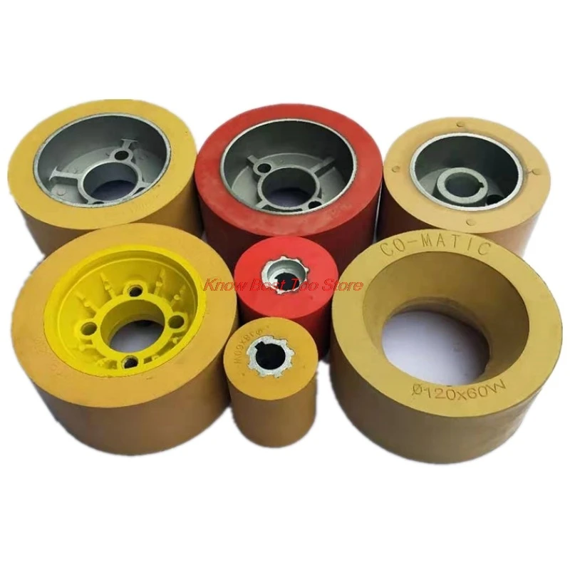 1PCS Durable Woodworking Machinery Accessories Feeding Roller Rubber Wheel for Feeder Machine