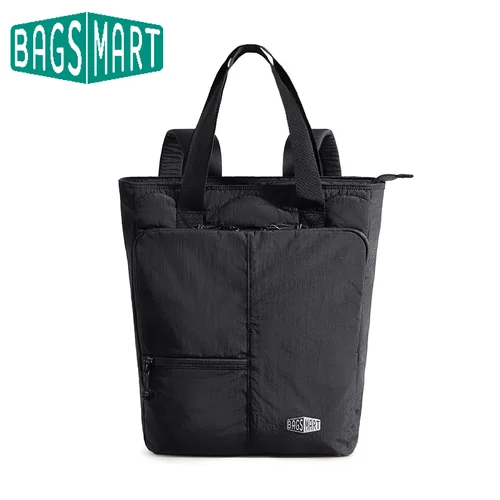 Imagen 1 del producto BAGSMART Bolso de mano para mujer, mochila para ordenador portátil de 15,6 pulgadas, bolso universitario de gran capacidad, bolso de mano para ir al trabajo con función