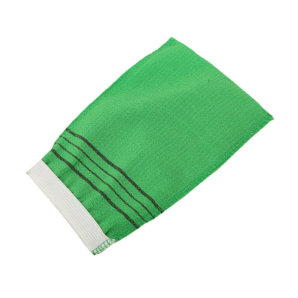 10 قطعة قفازات حمام عالية الجودة لينة مريحة تقشير الجسم إزالة خلايا الجلد الميت السفر المنزل منشفة استحمام خضراء #3