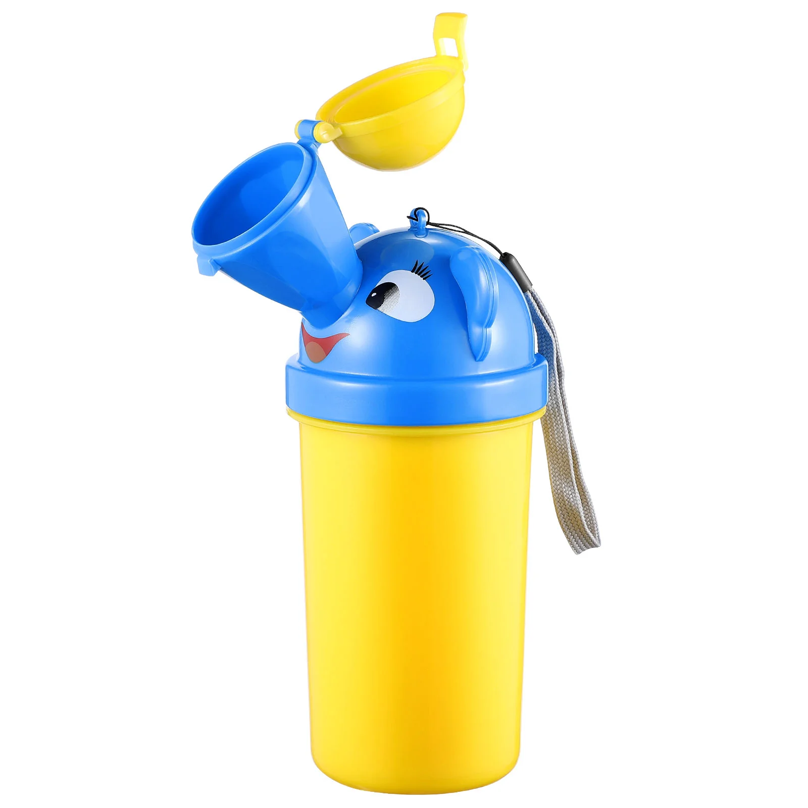 Children Boys Portable Urine Potty Holder Bottle Toddler Boys Emergency Toilet Outdoor Car Travel Leak-Proof Training Potty