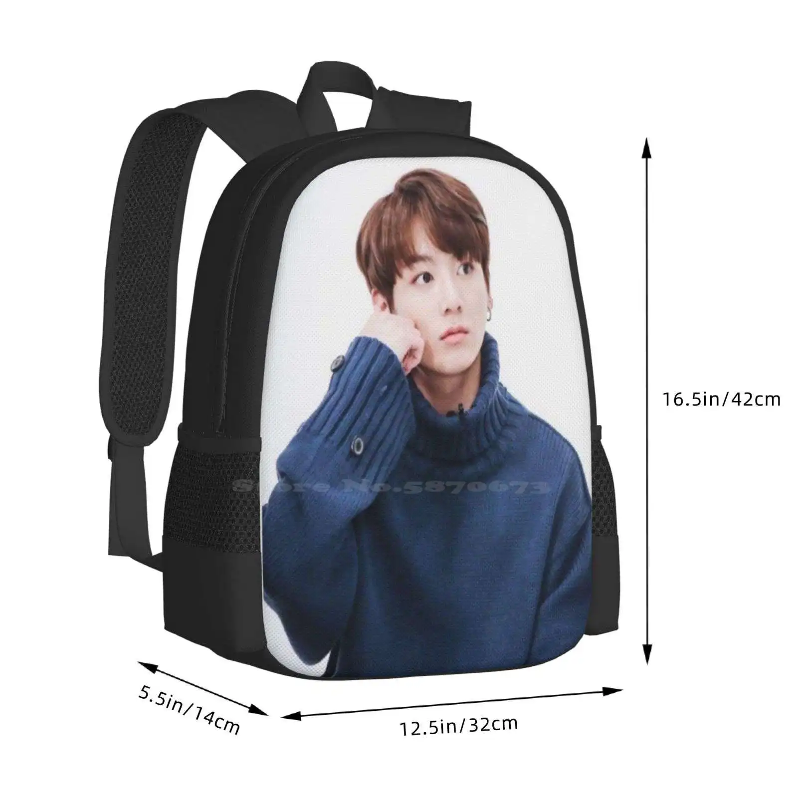 Jungkook Tasche Rucksack für Männer Frauen Mädchen Teenager Jungkook