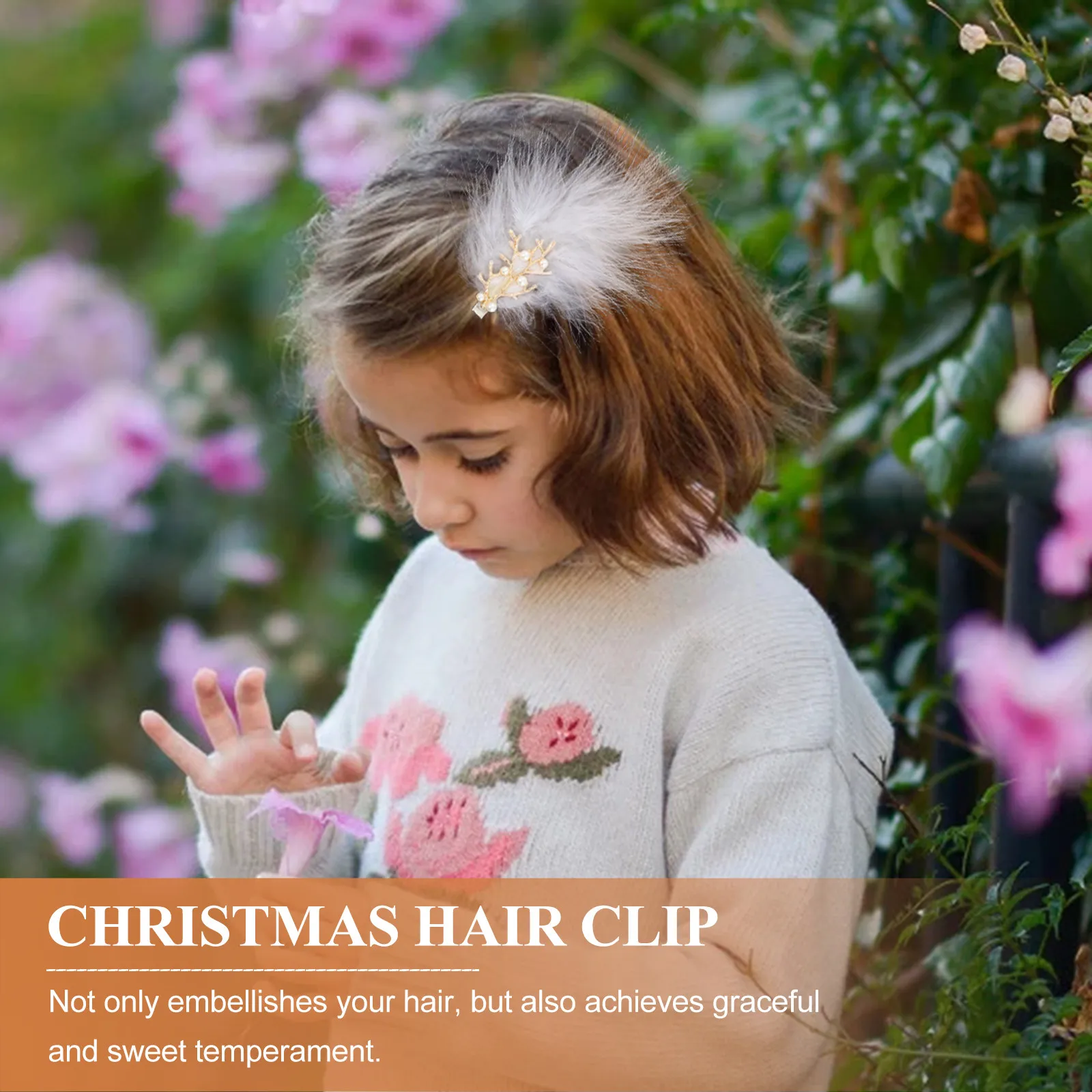 

2Pcs Elk Antlers Hair Clpins Cute Deer Horns Duckbill Clips Party Barrettes Christmas Wedding Accessories