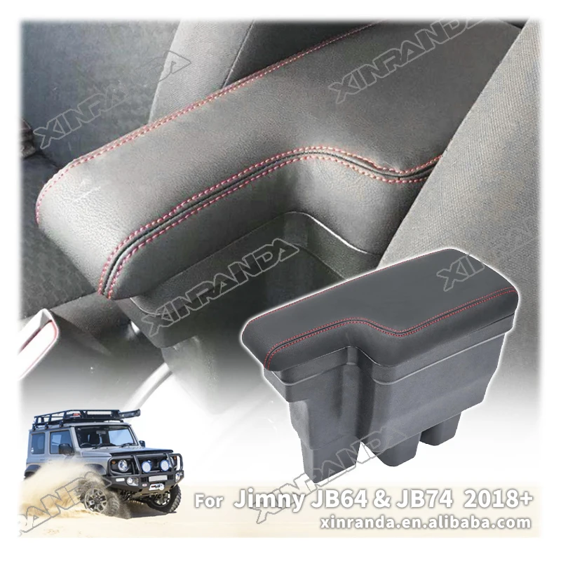 

Car Armrest Storage Organizer Box with or without USB For Suzuki Jimny JB64 JB74 2018-2020 Car Central Console Armrest Box