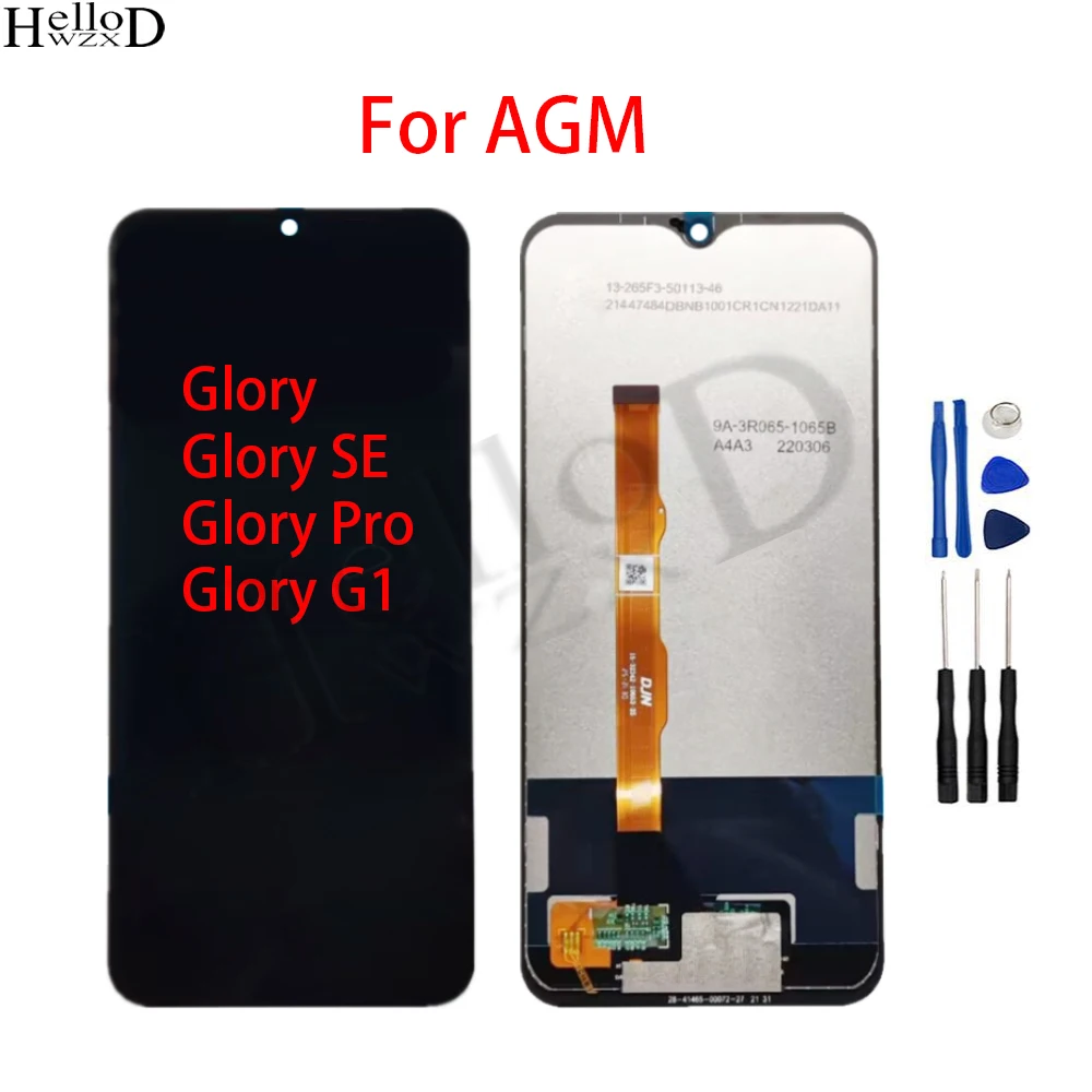 LCD 디스플레이 터치 스크린 디지타이저 어셈블리 교체, AGM Glory G1 Glory SE Glory Pro, 6.53 인치