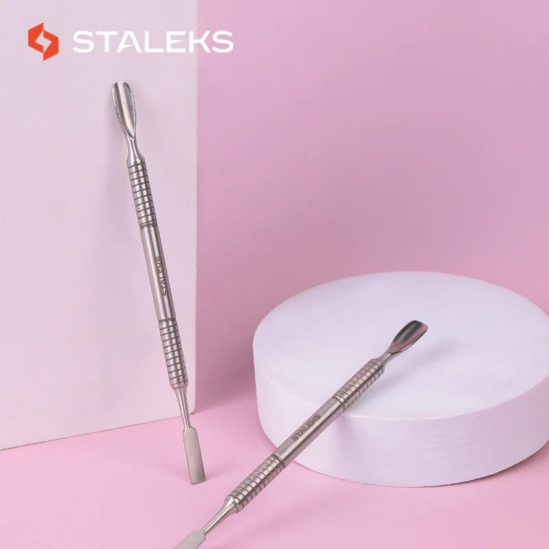 Staleks European Nail Art Podwójna głowica ze stali nierdzewnej do pielęgnacji skórek Narzędzia do manicure PBC-30-2 — zdjęcie 3