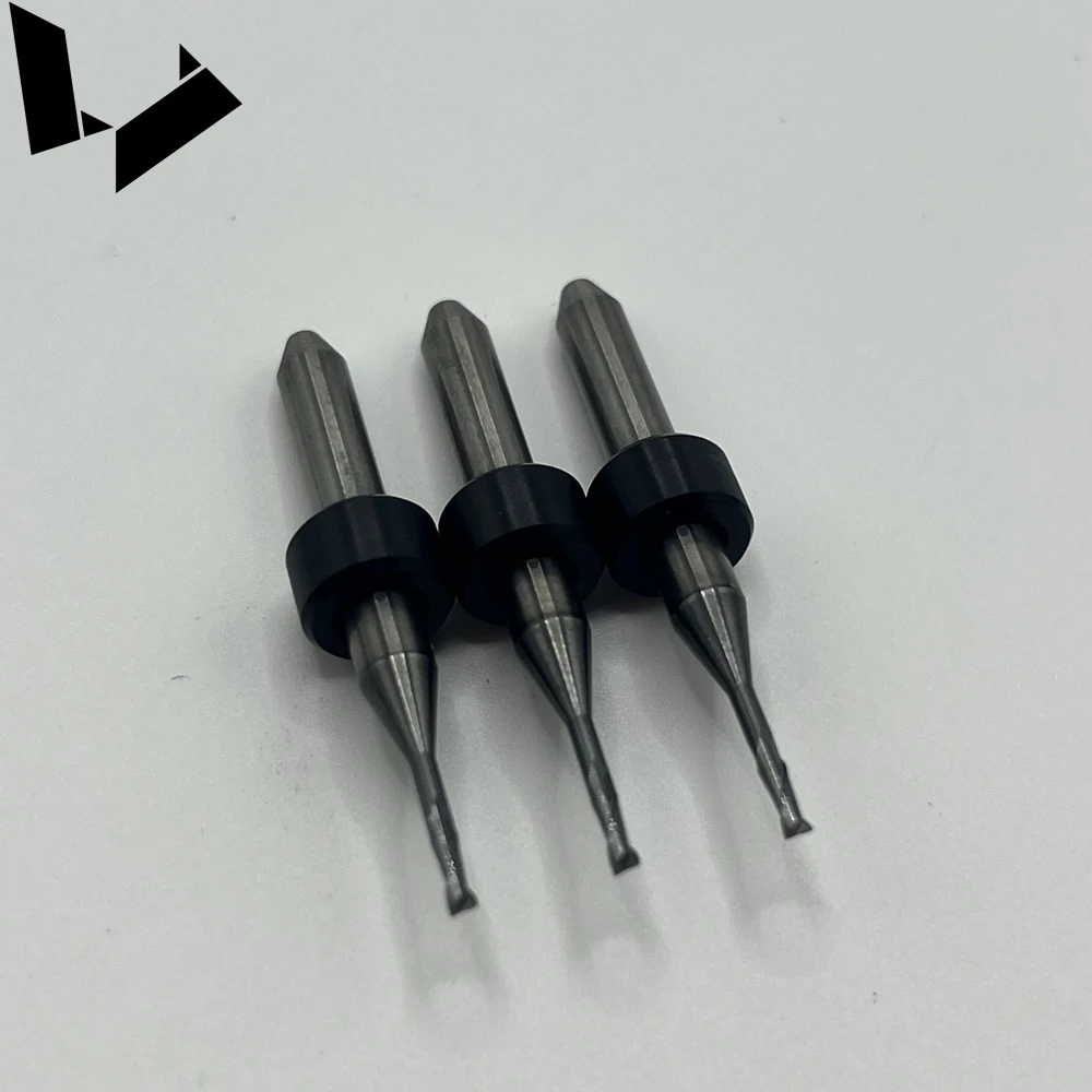 Yenadent MEF140-8 Cylindrical 1.4mm MEF180-10 Cylindrical 1.8mm Flat End Milling Tools for Cobalt Chrome Titanium