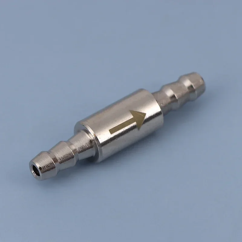 Für CO2-Geräte Rückschlagventil für 4 mm Rohr Aquarium Edelstahl Rückschlagventil Dioxid Zylinder zum CO2-System Diffusor