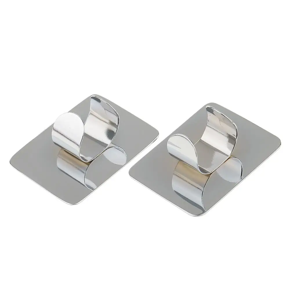

Nail Art Mixing Palette Ring Tool Rectangle Stainless Steel Nail Accessories for Manicure and Nail Decoration Supplies