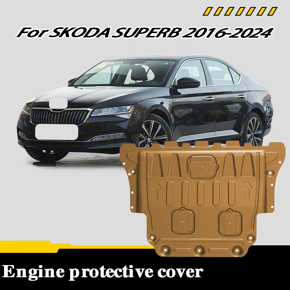 

Vehicle - Specific Splash - Proof Durable Sturdy Engine Undercover And Lower Mudguard For SKODA SUPERB 2016-2024 1.4T/1.8T/2.0T