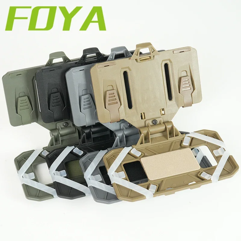 New Tactical Folding Navigation Board Protable Vest Mobile Phone Rack Outdoor Sports Cellphone Gear For Airsoft Vest Accessories