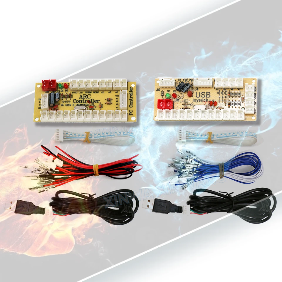 Arcade Stick Zero Delay Controller 5V Usb Board For Pc Raspberry