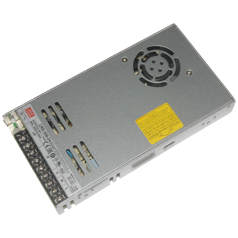 

Meanwell Authorized LRS-350-24 Single Output Constant Voltage Design Switching Power Supply for LED Strip Light 24V