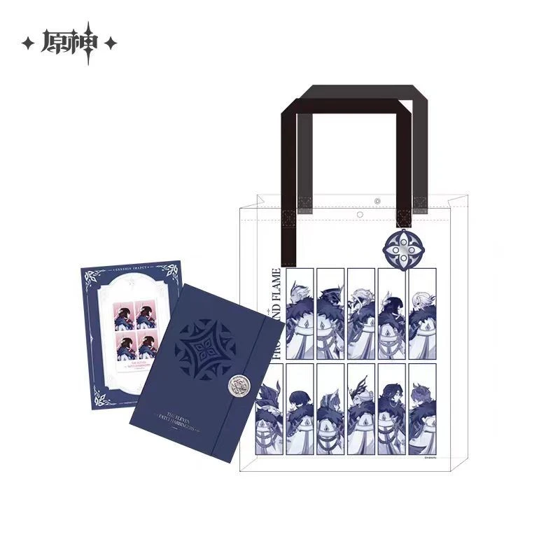 

In Stock Genshin Impact Frost Trace Flame Fatui Rosalyne Wanderer Tartaglia Sandrone Pantalone Dottore Shopping Bag