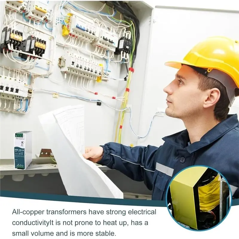 [newa64z-】-din-rail-power-supply-overvoltage-overload-short-circuit-protection-24-v-120-w-5-a-transformer-input-100-240-v-out