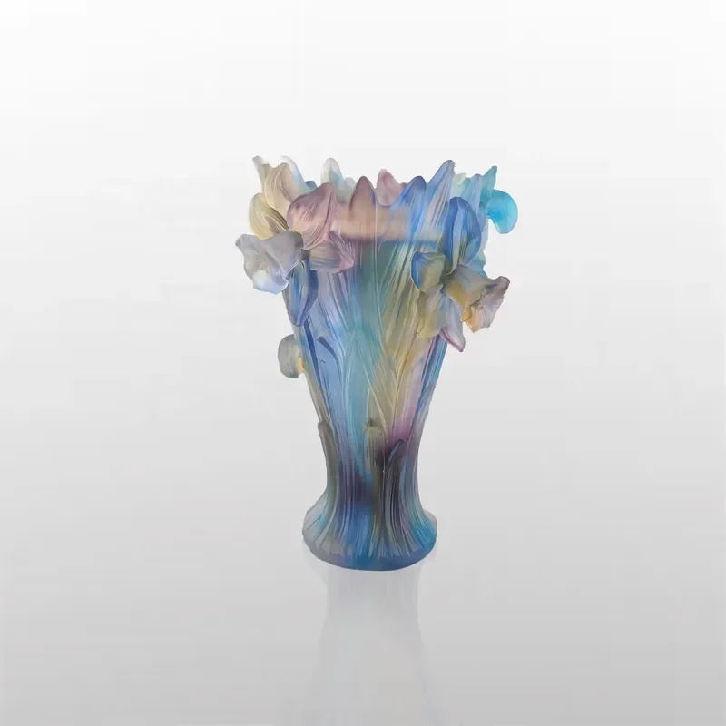 European Style Multi Color the New Arabesque Crystal Censer Flower Vase Is a Crystal Home Decor
