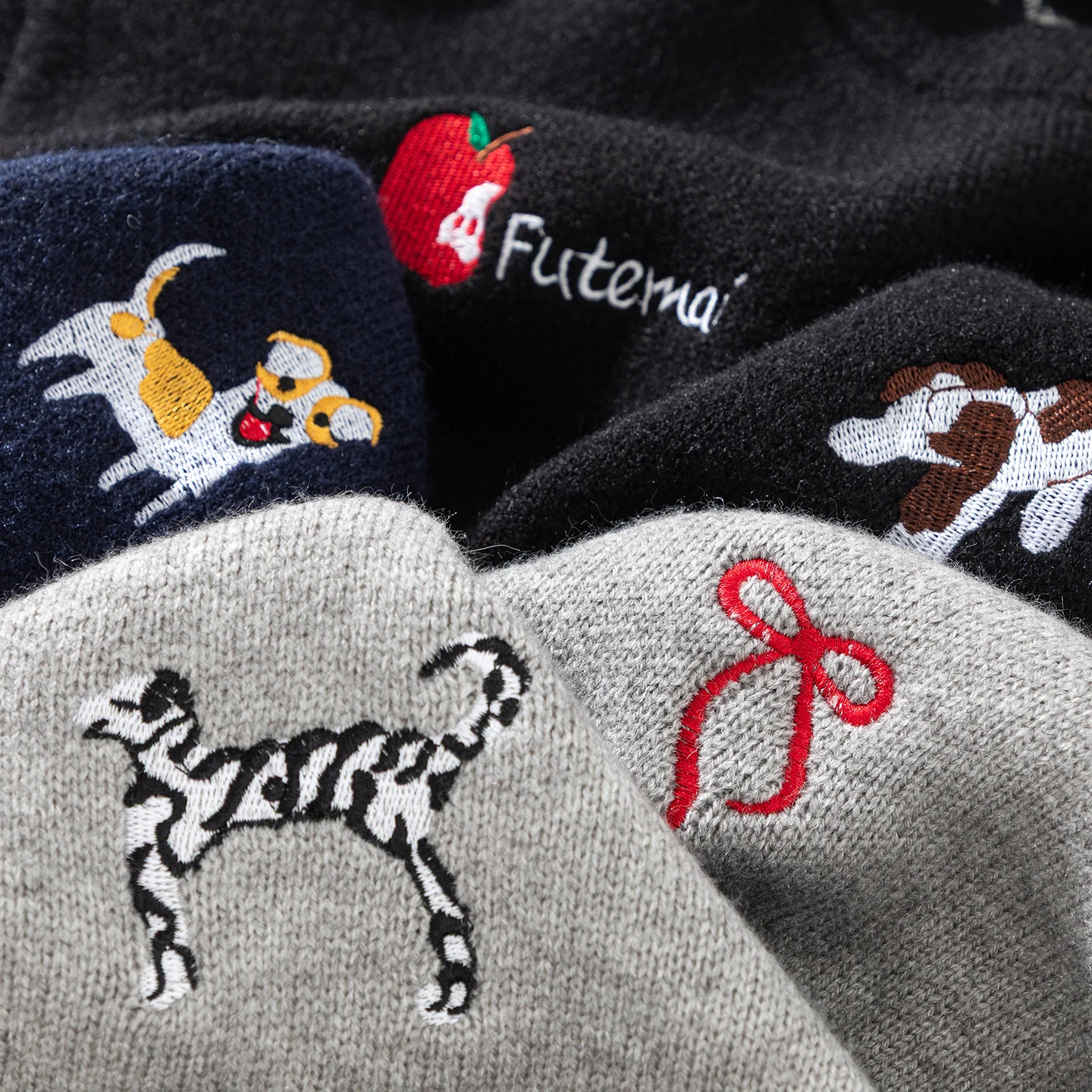 Modischer, bequemer Herren-Strickcardigan, hochwertige Marke, süßes Stickerei-Design, Herbst-Winter, koreanischer lässiger Rundhals-Pullover-Mantel – Detail 14