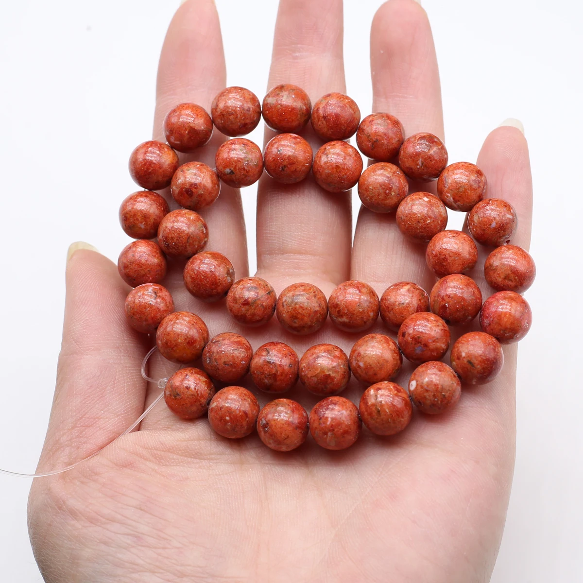10/12/14mm Rote Runde Imitation Korallen Halbzeuge Lose Perlen für Schmuck Machen Liefert DIY Halskette armband Zubehör
