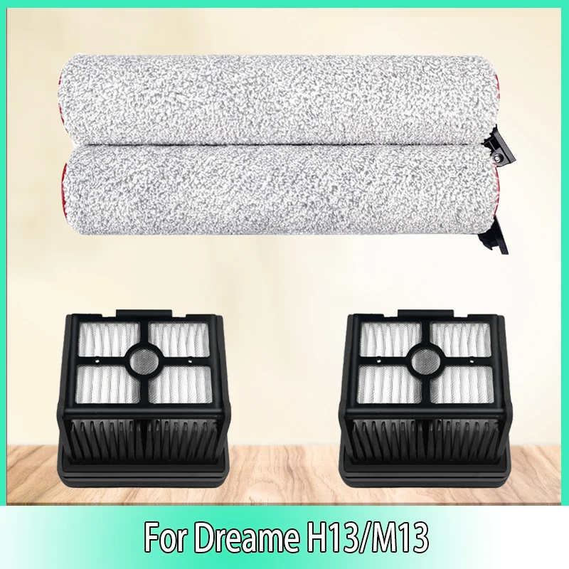 فرشاة ناعمة فلتر Hepa ل Dreame M13 / H13 / M12 برو يده مكنسة كهربائية لاسلكية قطع الغيار استبدال الملحقات