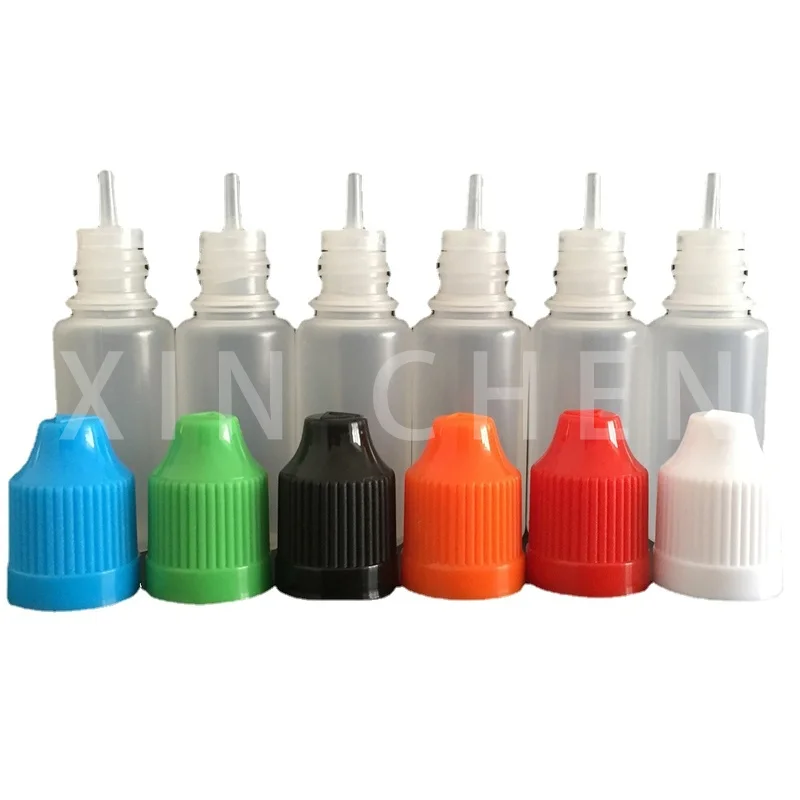 200pcs 10ml Empty Plastic PE Dropper Bottles Soft Squeezable E Liquid Juice Vape Containers Eye Drop Bottle with ChildProof Cap