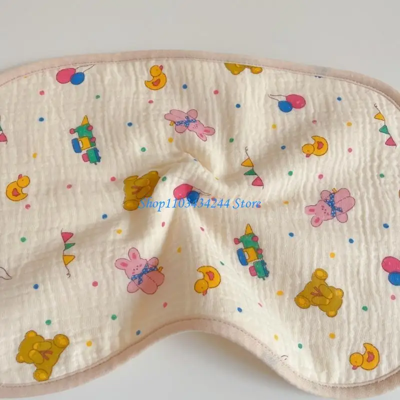 غطاء وسادة مكون من 10 طبقات مقاوم للتعرق وجيد التهوية مع نمط كرتوني لعربات الأطفال وأغطية وسائد لملحقات الفراش #5