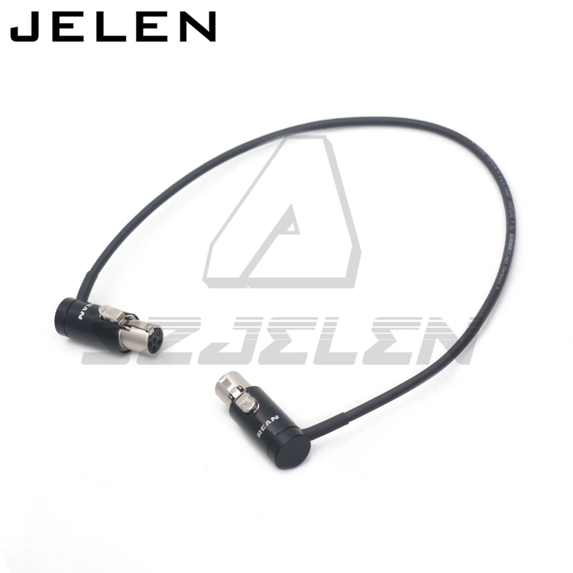 Imagem -02 - Perfil Baixo Xlr3f para Ta5f Sommer Cicada Cabo. para Sinais de Nível de Linha Equilibrada em Transmissores Lectrosônicos