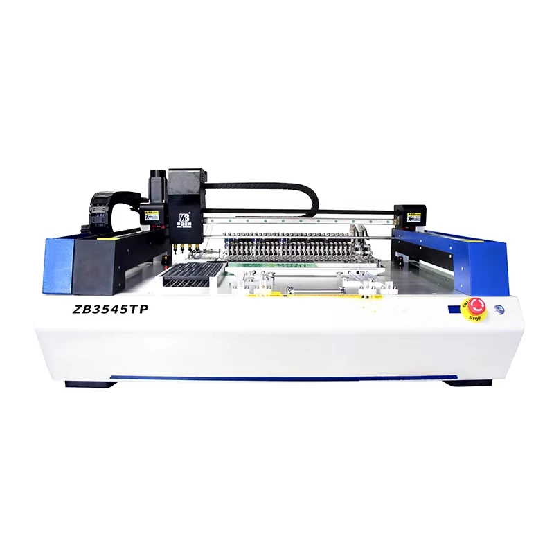 ZHENGBANG High Precision Small Smt Assemble Machine 4 Heads Pcb Making Machines Desktop Fully Automatic Pick and Place Machine