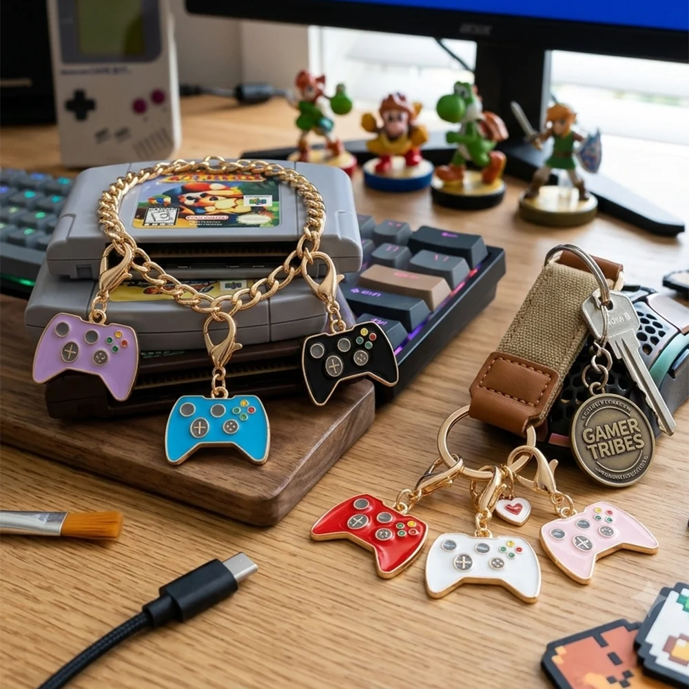 Jewelry Making Videos - Pingentes de Controle de Videogame Esmaltados