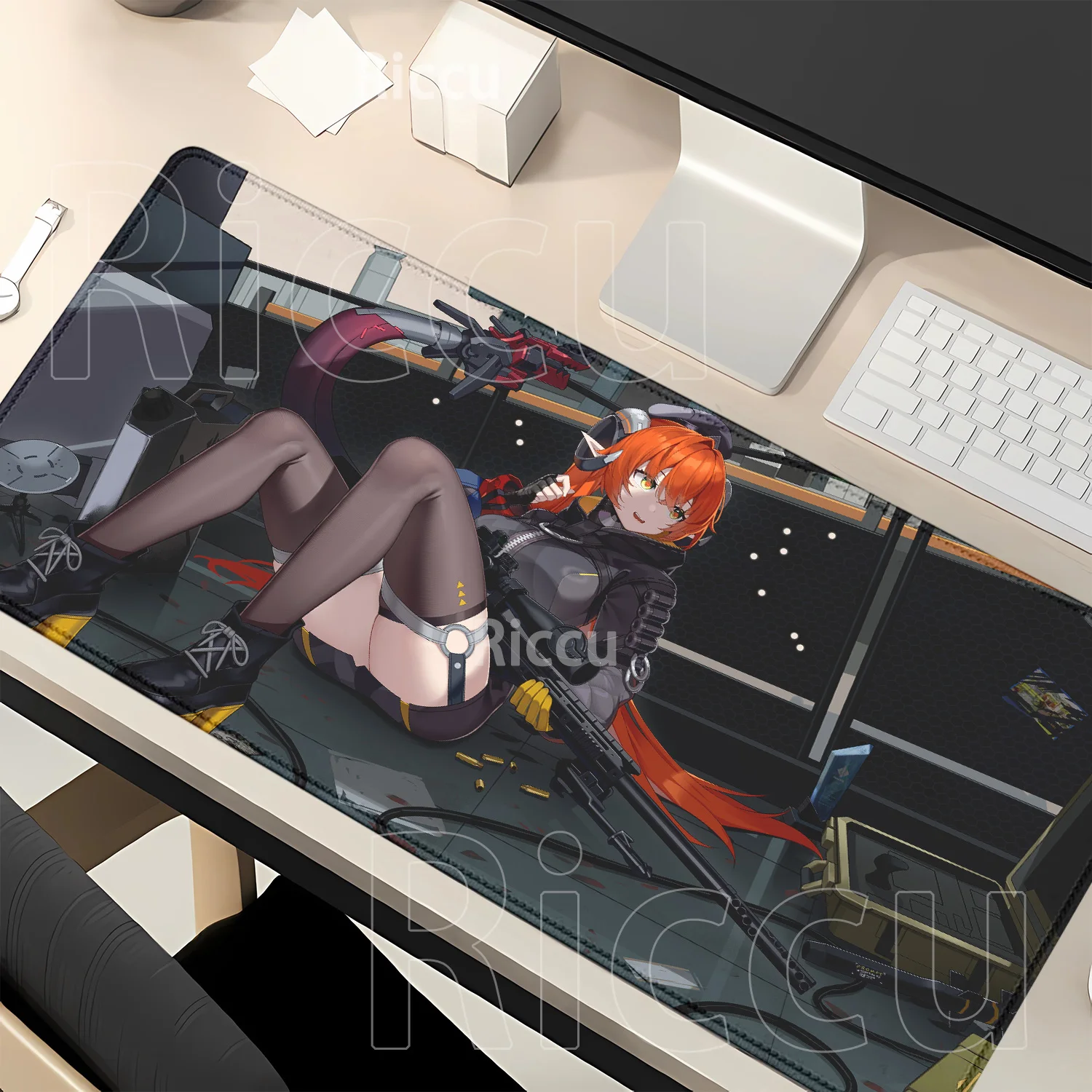 Mouse Pad Zenless Zone Zero Keyboard Pad Laptop Kawaii ZZZ Orphie & Magus Desk Mat PC Gamer offices accessories Cabinet Mousepad
